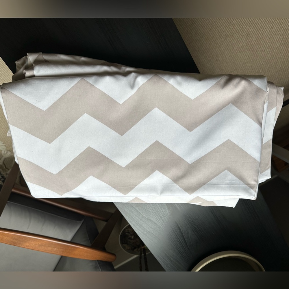 Pottery Barn Kids blackout chevron curtains - set of 4